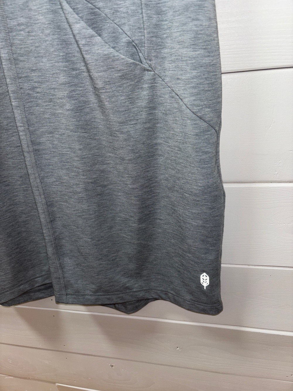 Indygena / Indyeva Grey Short-Sleeve Dress – Size M - Picture 3 of 10
